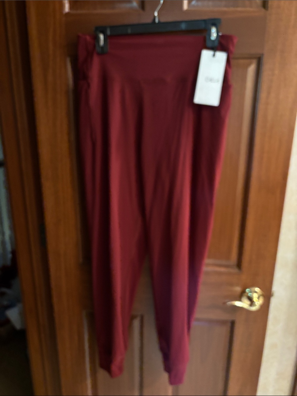 NWT CALIA Inspire High Rise Jogger, Maroon, Size Medium